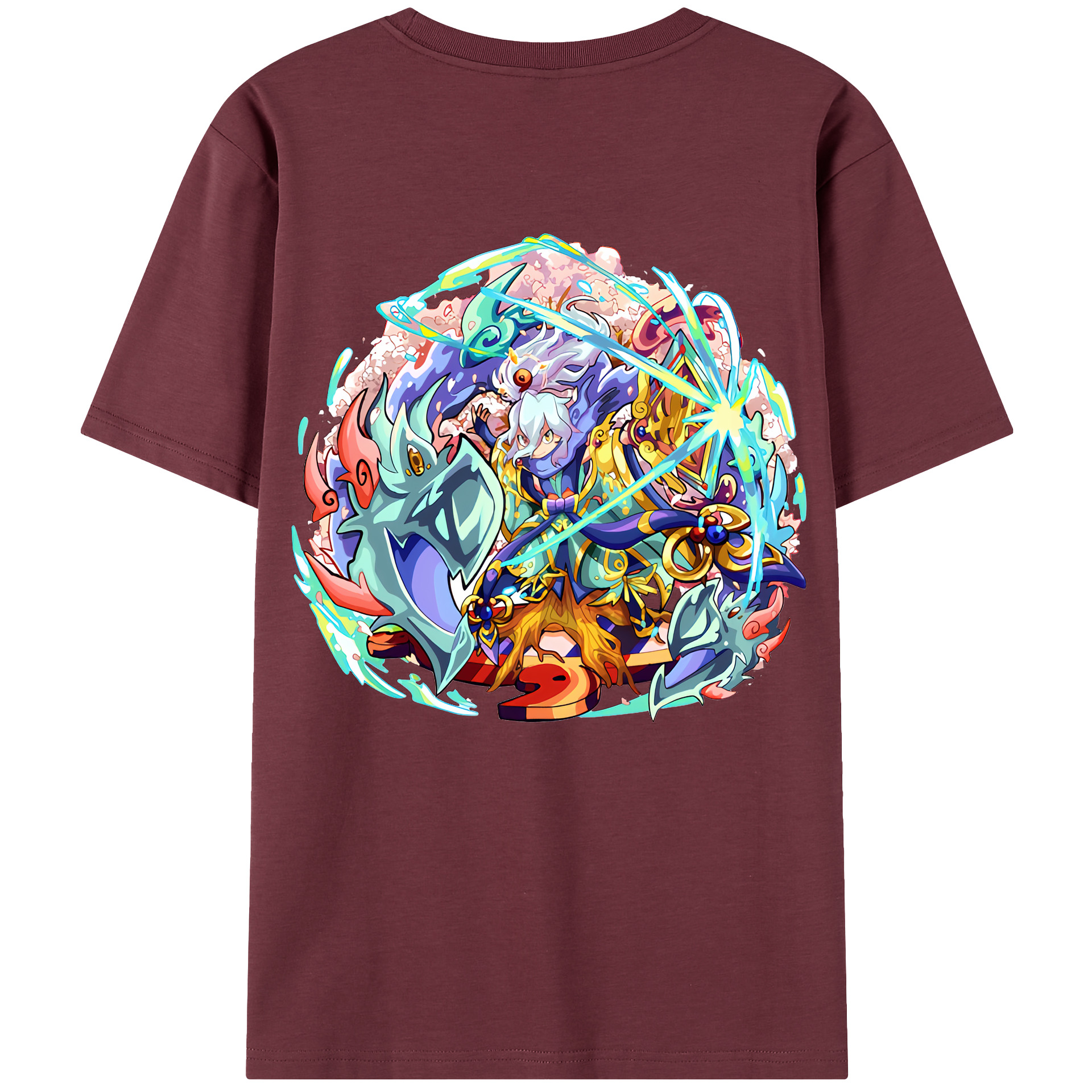 （画像用） 妖怪ウォッチ Yo-kai Watch 綿100％半袖Tシャツ（背面プリント）